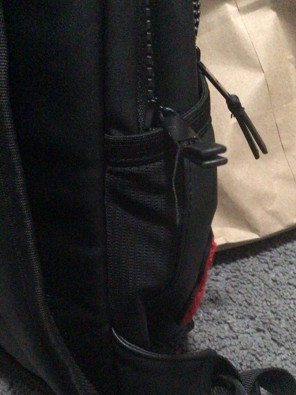 Jordan Black and Red Logo Backpack - Picture 11 of 16